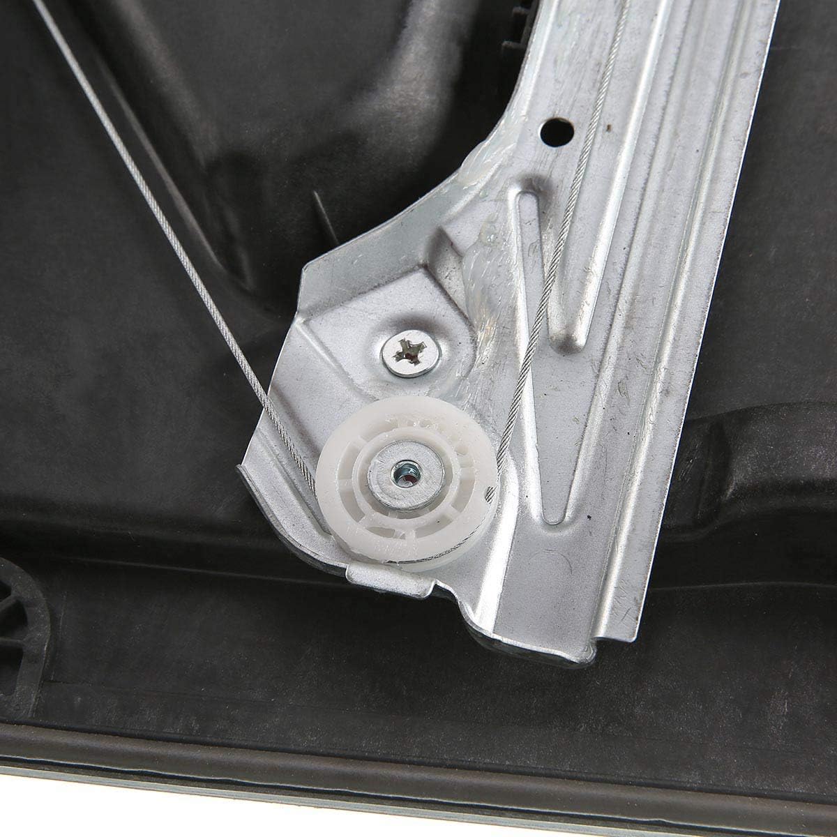 A-Premium Power Window Regulator with Motor Front Driver Side Compatible with Ram 1500 2011-2012 & Dodge Ram 1500/Ram 2500 2009-2010, fits for Crew/Extended Cab Pickup 4-Door Only, Replace#68044849AB