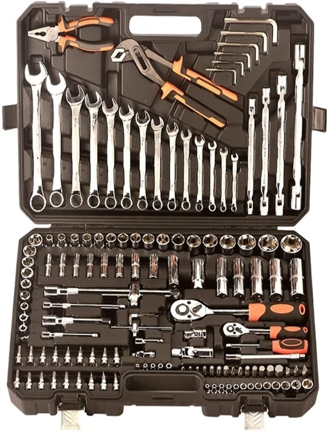Organizator kluczy zestaw narzędzi narzędzia ręczne do naprawy samochodu klucz grzechotkowy zestaw kluczy nasadowych naprawa opon samochodowych narzędzie mechaniczne zestawy Ferramentas