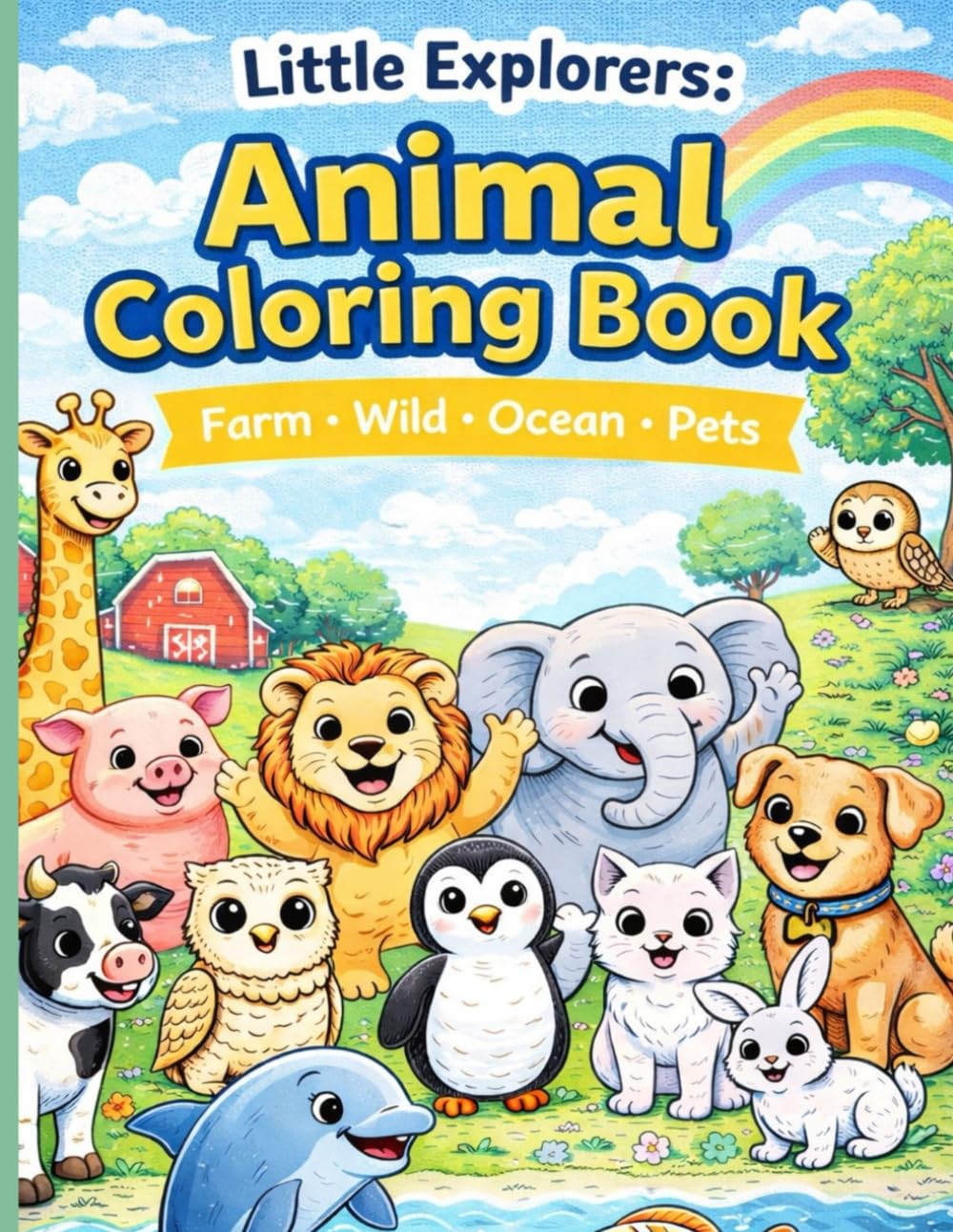 Little Explorers: Animal Coloring Book