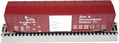 Miniatura 3 de Bachmann Trenes - 50' Exterior Caja de Coche con Dispositivo Intermitente de Extremo del Tren - Bath & HAMMONDSPORT #25105 - Escala HO