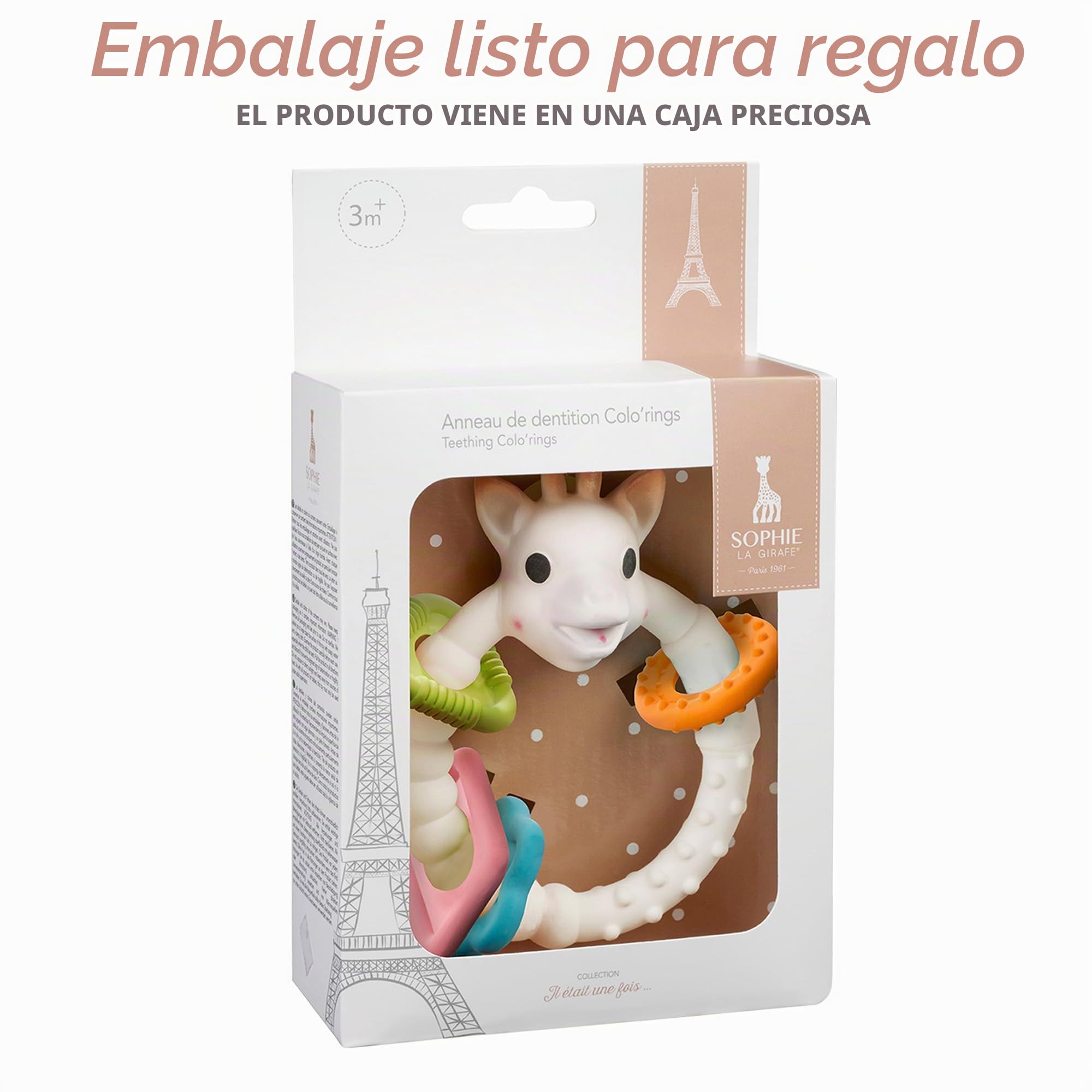 Sophie la Girafe - Mordedor - Colo'rings 4 Formas - Desde 3 Meses