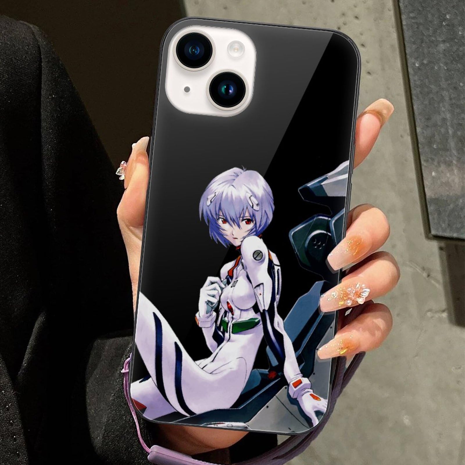 Amazon.co.jp: iPhone 15 用 ケース 新世紀エヴァンゲリオン 綾波レイ