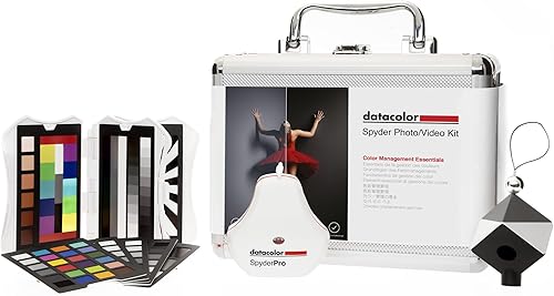 Datacolor Spyder Photo/Video Kit - Colour Management Set with SpyderPro, Spyder Cube, Spyder Checkr Video, Spyder Checkr Photo Colour Reference Cards - Toolkit for Photographers and Videographers