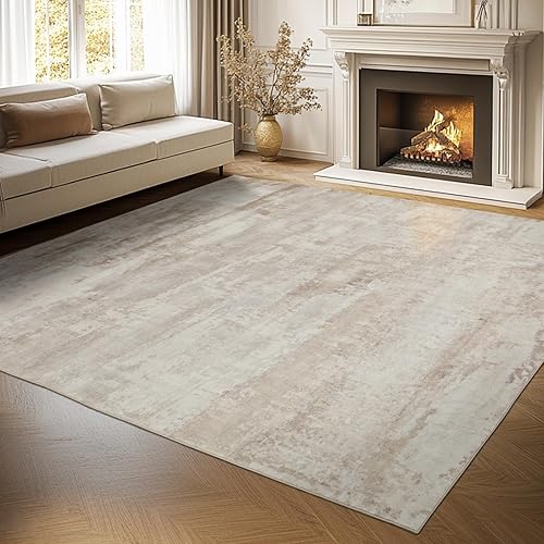 Miniatura 127 de Alfombra abstracta moderna de 3 x 5, antideslizante, resistente a las manchas, lavable, con respaldo de goma, alfombra de suelo que no desprende