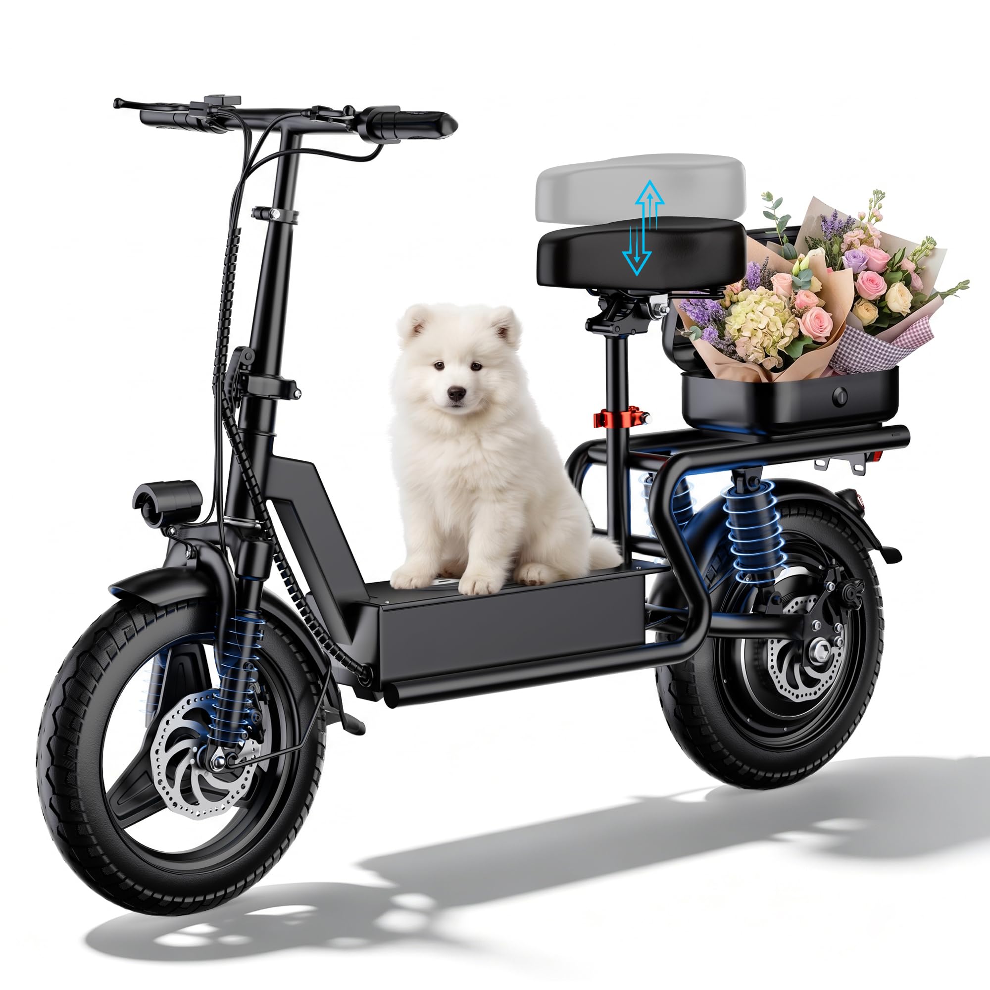 Amazon.com: Electric Scooter with Seat for Adults,1400W Peak Motor