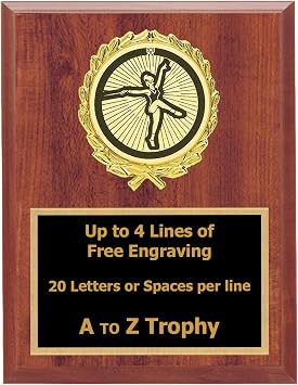 الجوائز جوائز Baton Twirling Plaque 5x7 Wood Marching Band Trophy Majorette Free Engraving