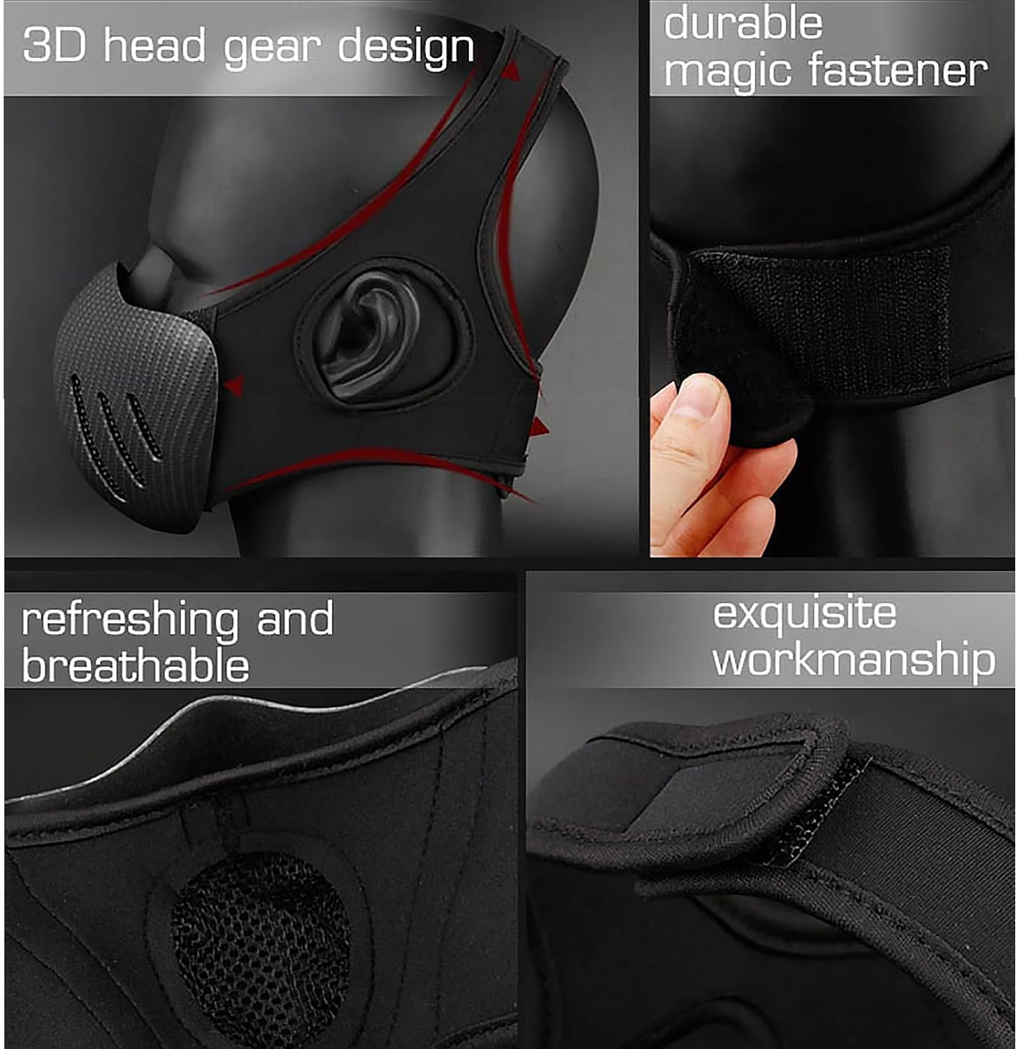 Half Face Airsoft Mask with Mesh Metal Breathable Lower Face Mask, for Paintball Halloween Cosplay Movie Prop