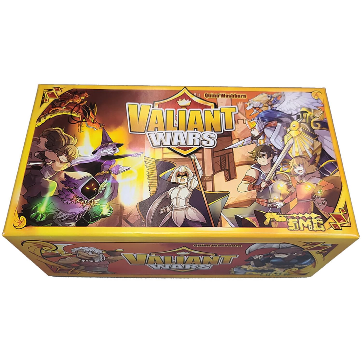 Strange Machine Games: Valiant Wars - Strategy Card Game, Press Your Luck, Deck Building, Battle for The Throne, Ages 13+, 2-5 Players, 30 Min