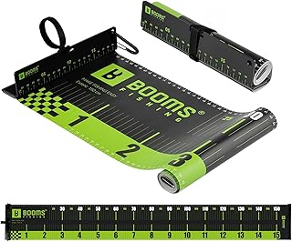 Booms Fishing RL4 フィッシングメジャー 150cm 魚を測る道具 釣り メジャー 幅20cmまで計れる フィッシュスケール 黒緑