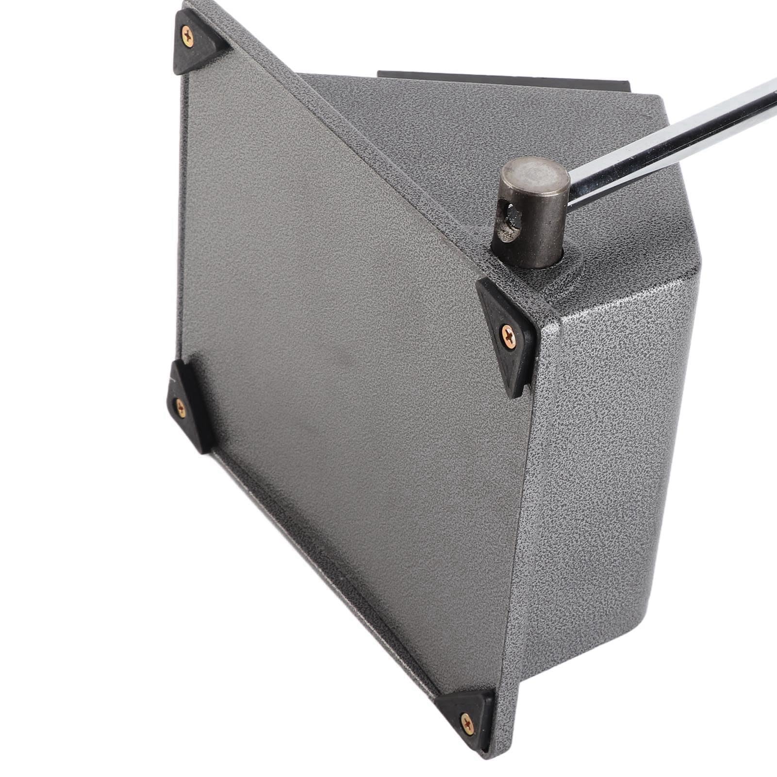 VBESTLIFE Herramienta de Perforación de Insignia Redonda, Troqueladora Redonda Duradera para Tarjetas de PVC de Cuero de Papel, Corte Preciso para Cuero, Tarjeta de PVC con Pegamento Magnético