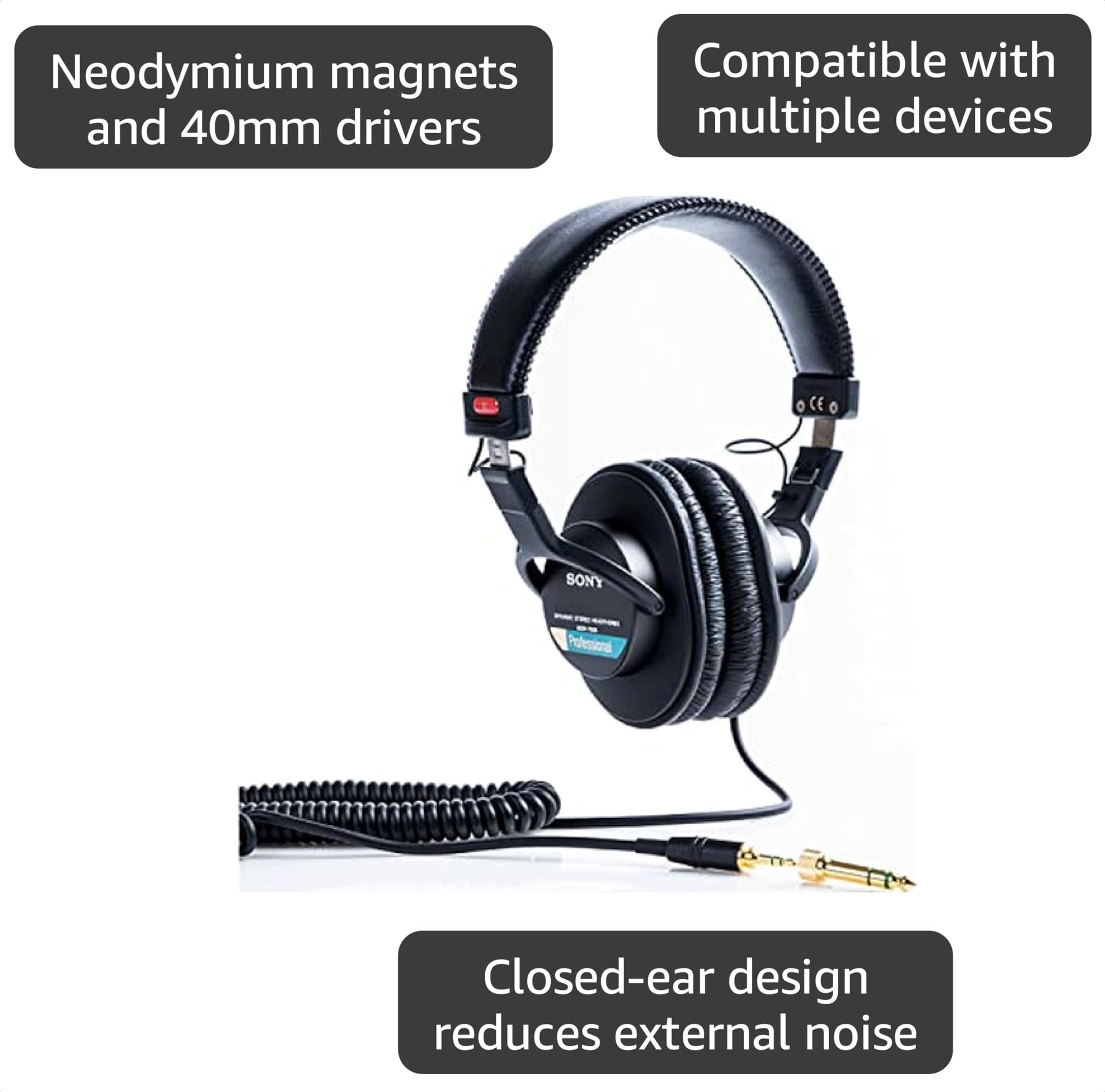 Amazon.com: Sony MDR7506 Professional Large Diaphragm Headphone