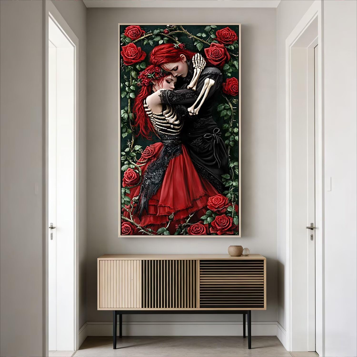 Malowanie według numerów dla dorosłych, kompletny zestaw DIY akrylowe kolorowanki na płótnie 100 x 200 cm, obrazy i pędzle w zestawie, kreatywna aktywność ręczna dla początkujących, dekoracja ścienna