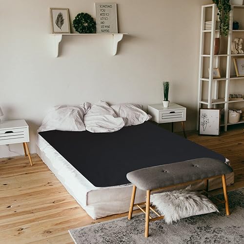 Miniatura 8 de Juego de alfombrillas de terapia de tierra (54 x 71 pulgadas) + 1 funda de almohada de cobre con infusión de cobre, funda de colchón