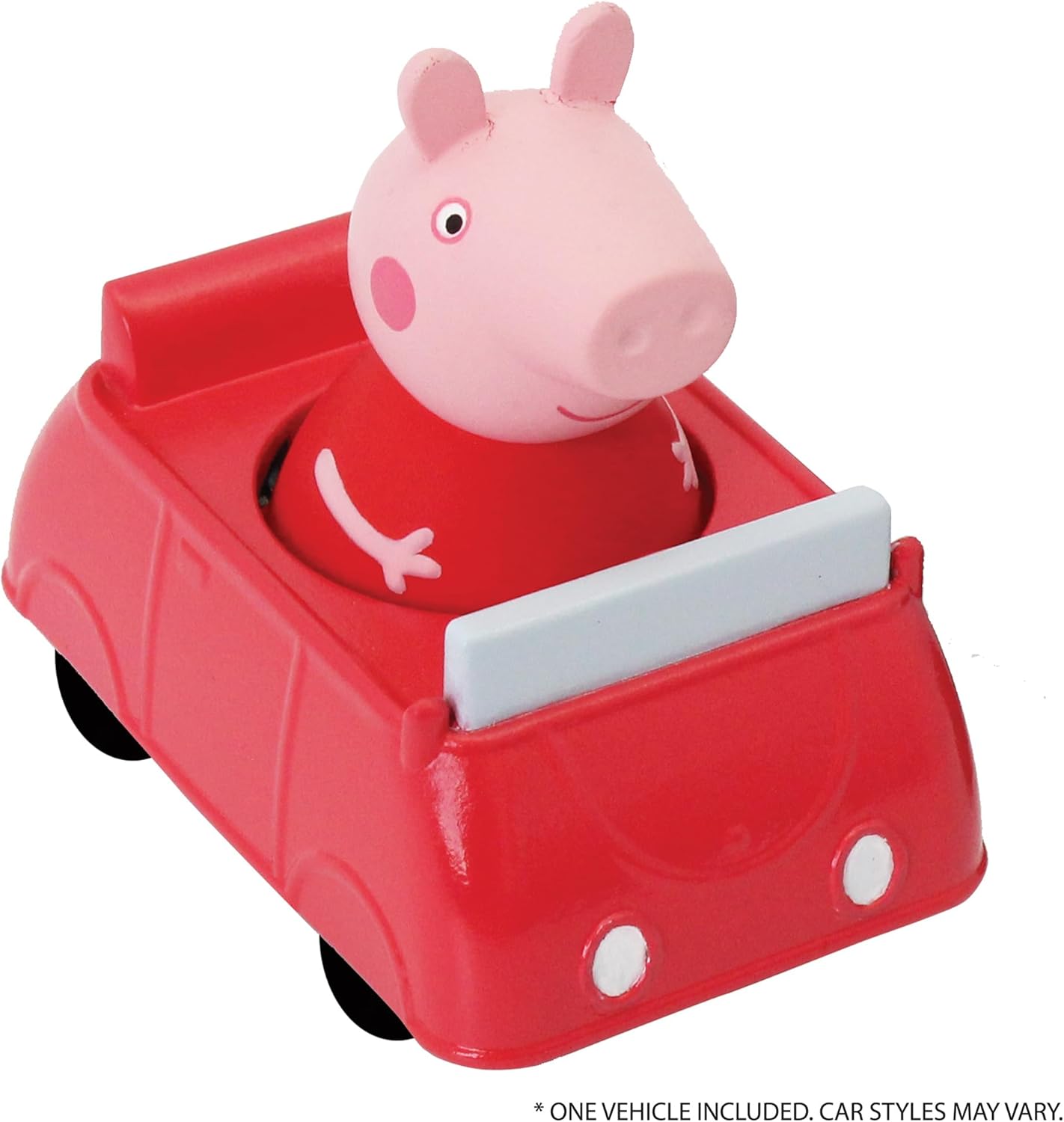 Imaginmat: Deluxe - Peppa Pig - Floor Playmat & Toy Car, 30.5 x 20.5, Character Vehicle & Road Accessories, Durable EVA Foam Mat, Licensed, Kids 3+