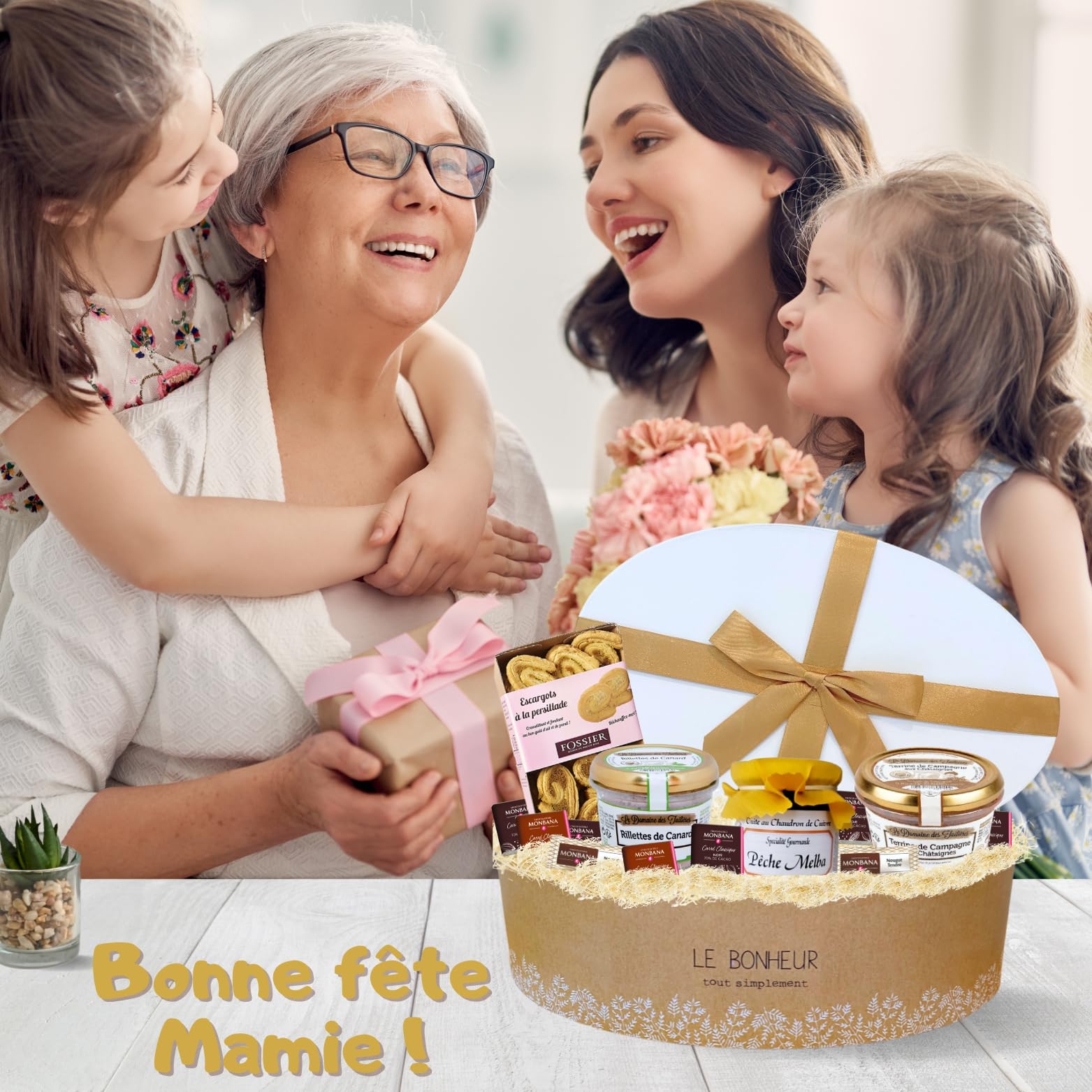 Coffret Sucré Salé - Terrines, Feuilletés, Confiture, Chocolats MONBANA