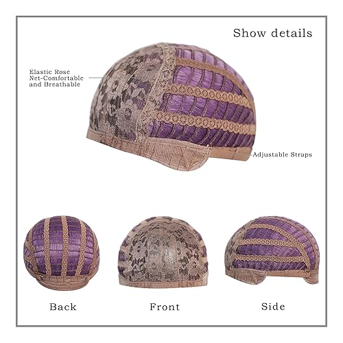 Miniatura 10 de 7JHH WIGS Peluca larga ondulada con parte media de raíz oscura, color gris plateado, peluca ondulada de aspecto natural, resistente al calor, peluca