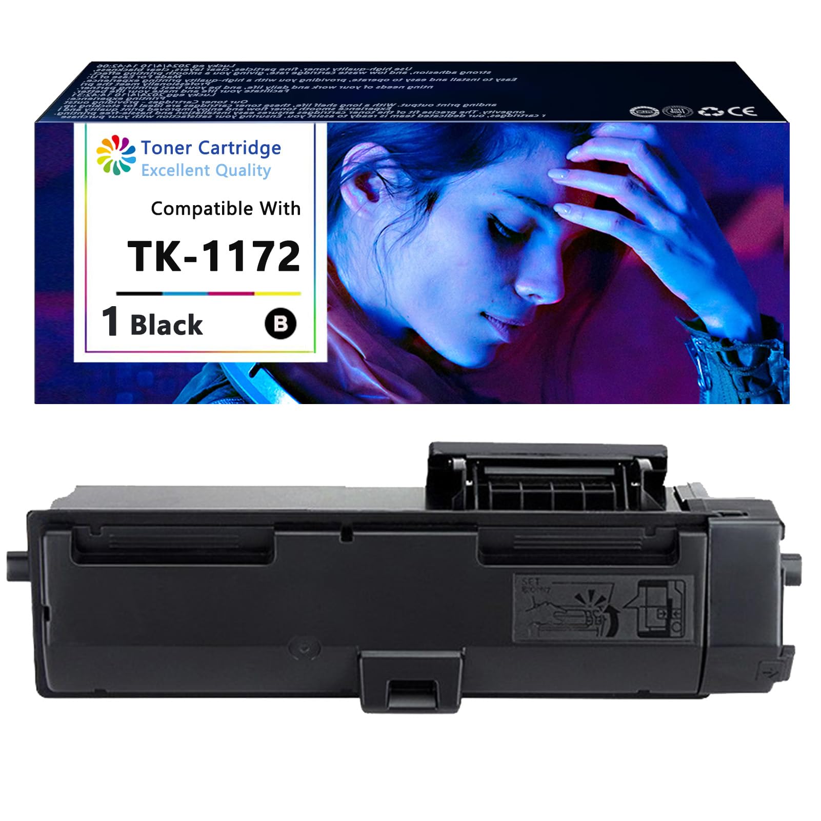 Druckerpatrone TK1170 Toner Für Kyocera M2040DN M2540DN M2640IDW U.a. – Originalersatz TKB1170 Kyocera Drucker Toner