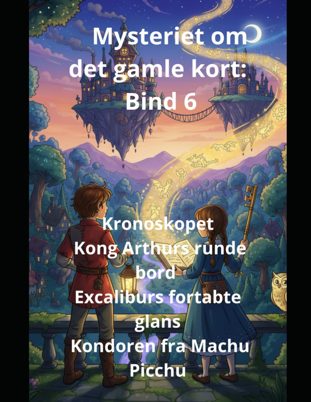 Mysteriet om det gamle kort: Bind 6 Kronoskopet Kong Arthurs runde bord Excaliburs fortabte glans Kondoren fra Machu Picchu