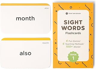 1st Grade Sight Words Flash Cards (First Grade) Pack - 100+ Dolch & Fry (High Freqency) Sight Word - Learn to Read, Site Words Learning for Kids Ages 5,6,7 & 8, Homeschool/Classroom