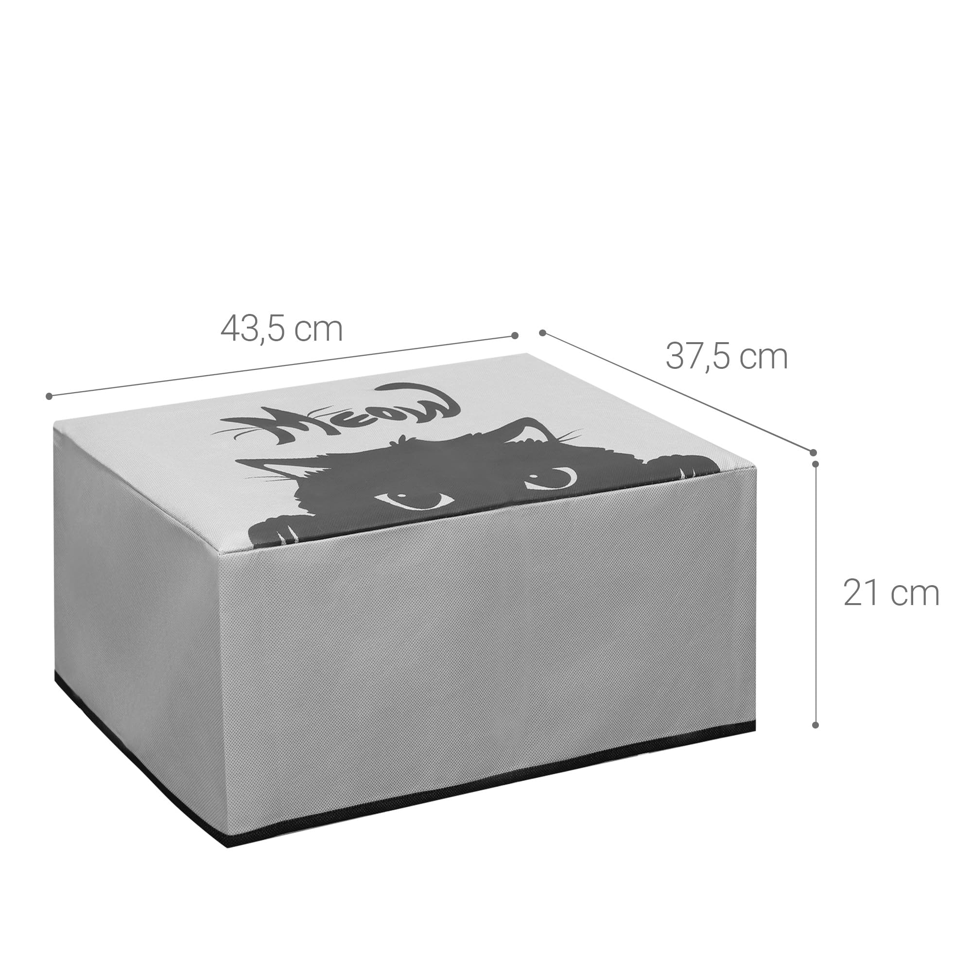 kwmobile Housse Compatible HP Smart Tank 7005 5000 Protection Imprimante chat noir