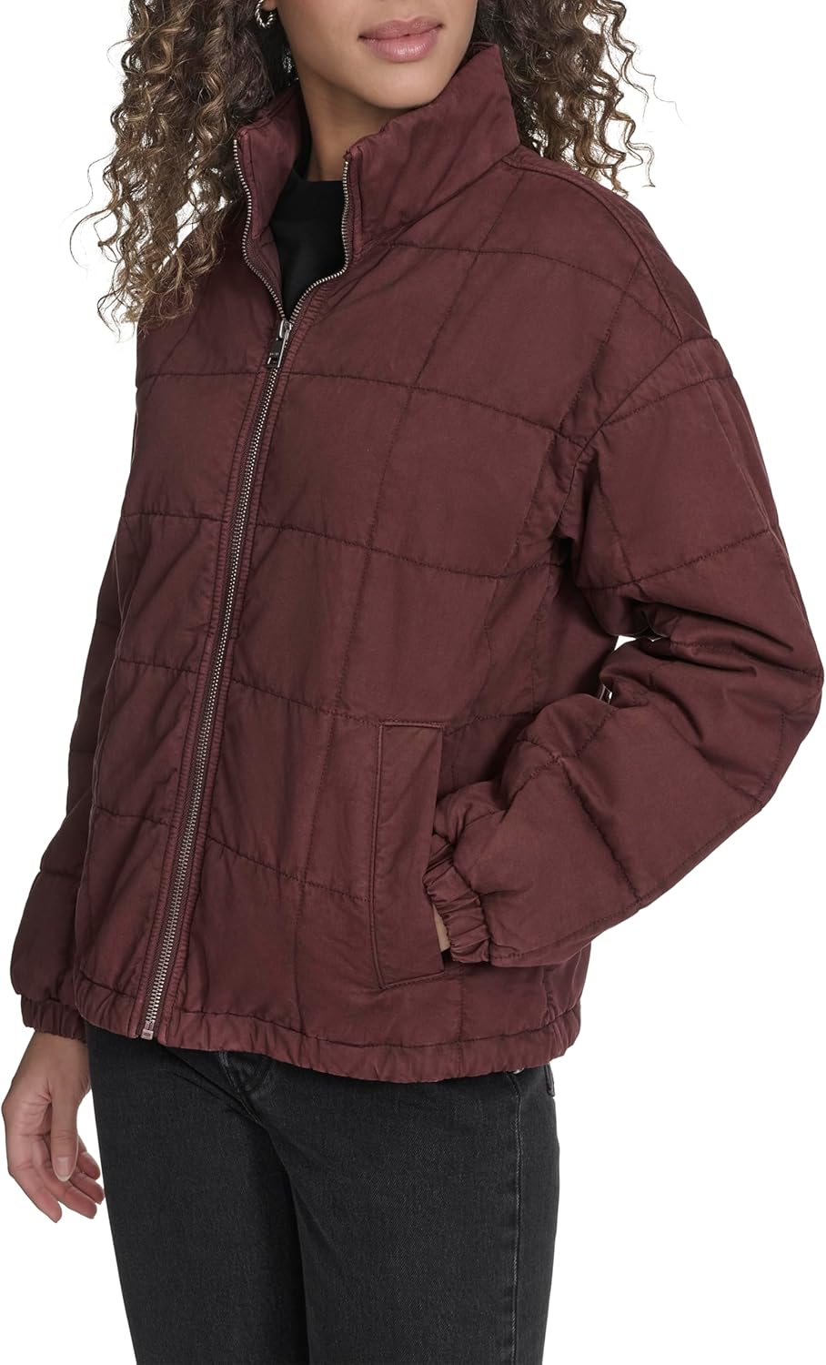 Levi's womens Box Quilted Cotton Jacket - Image 3
