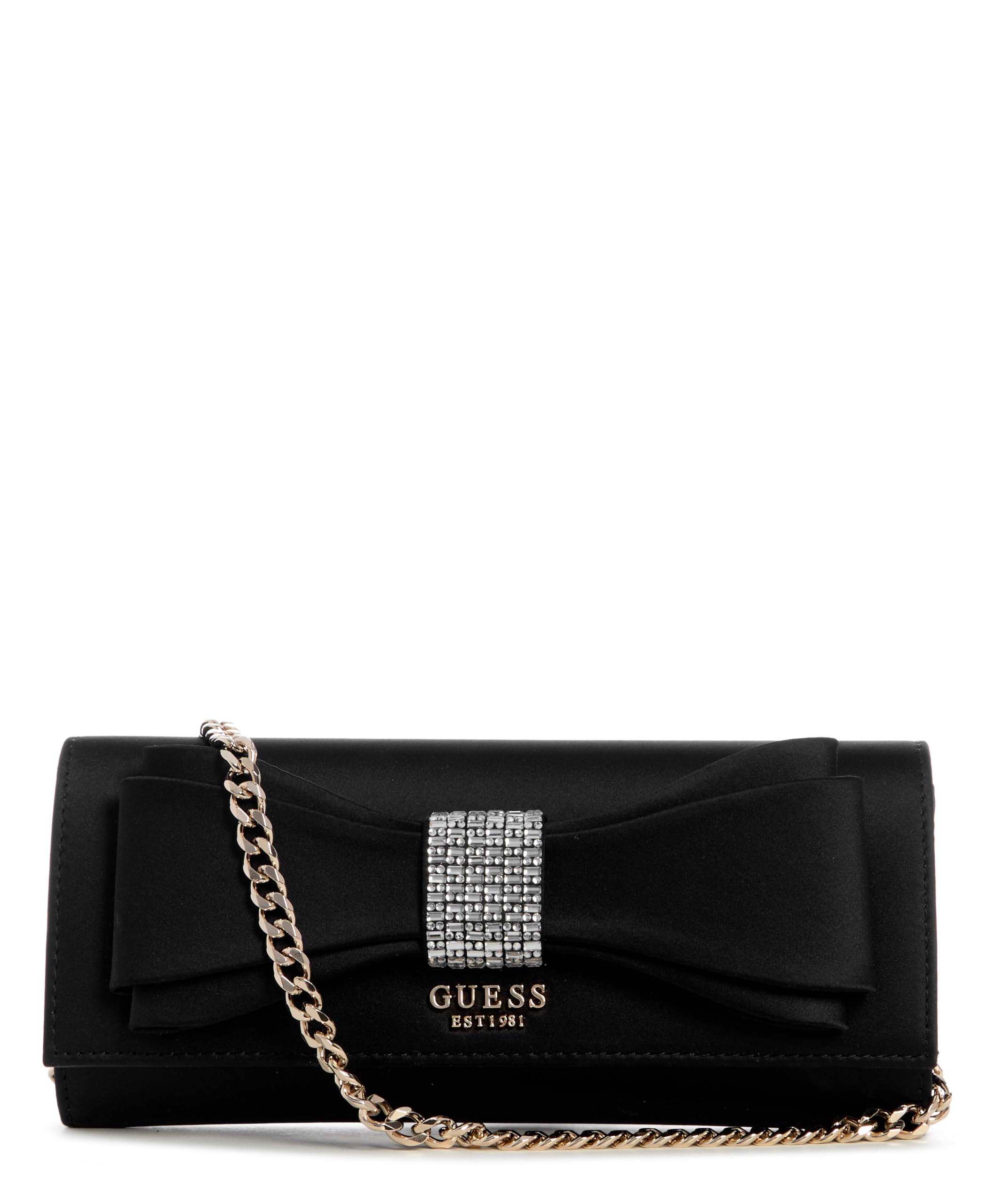 GUESS bolso de mano bolso de hombro Elsie Mini Clutch Black negro