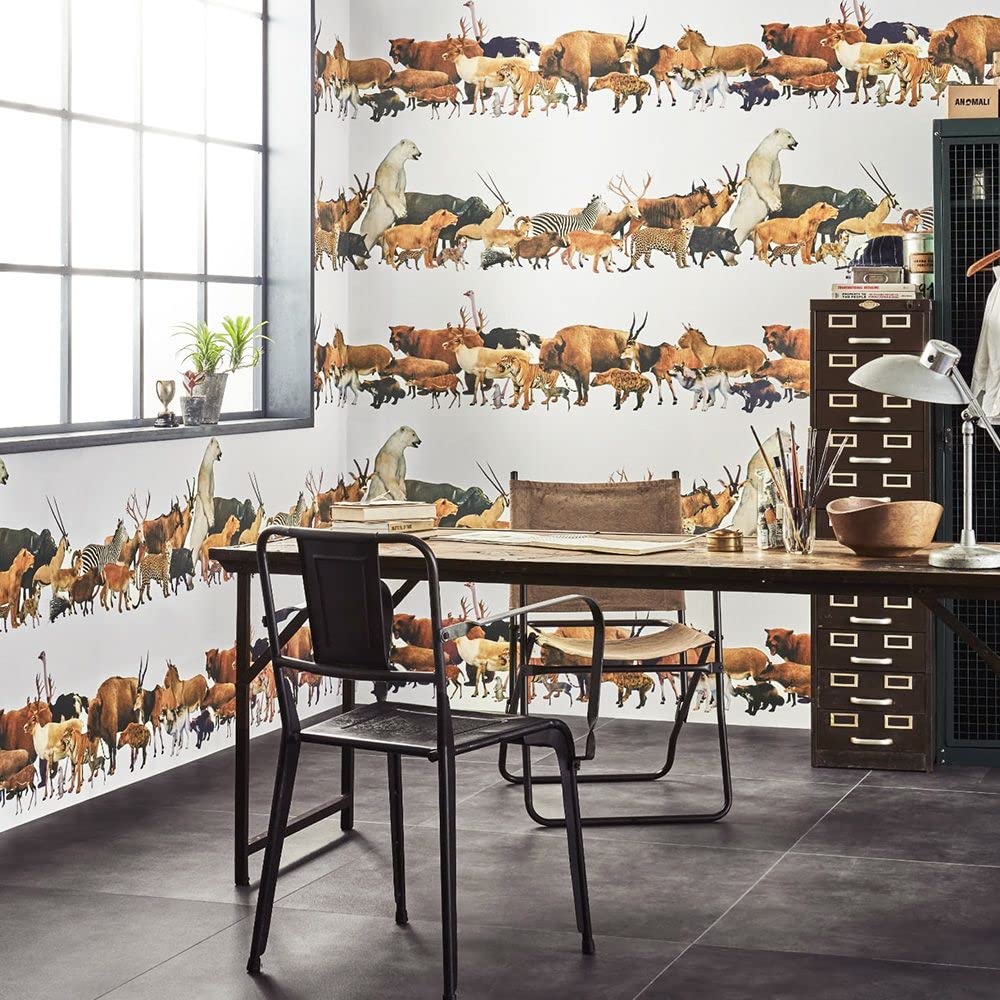 Amazon | 壁紙屋本舗 壁紙 クロス 国立科学博物館 世界の 野生