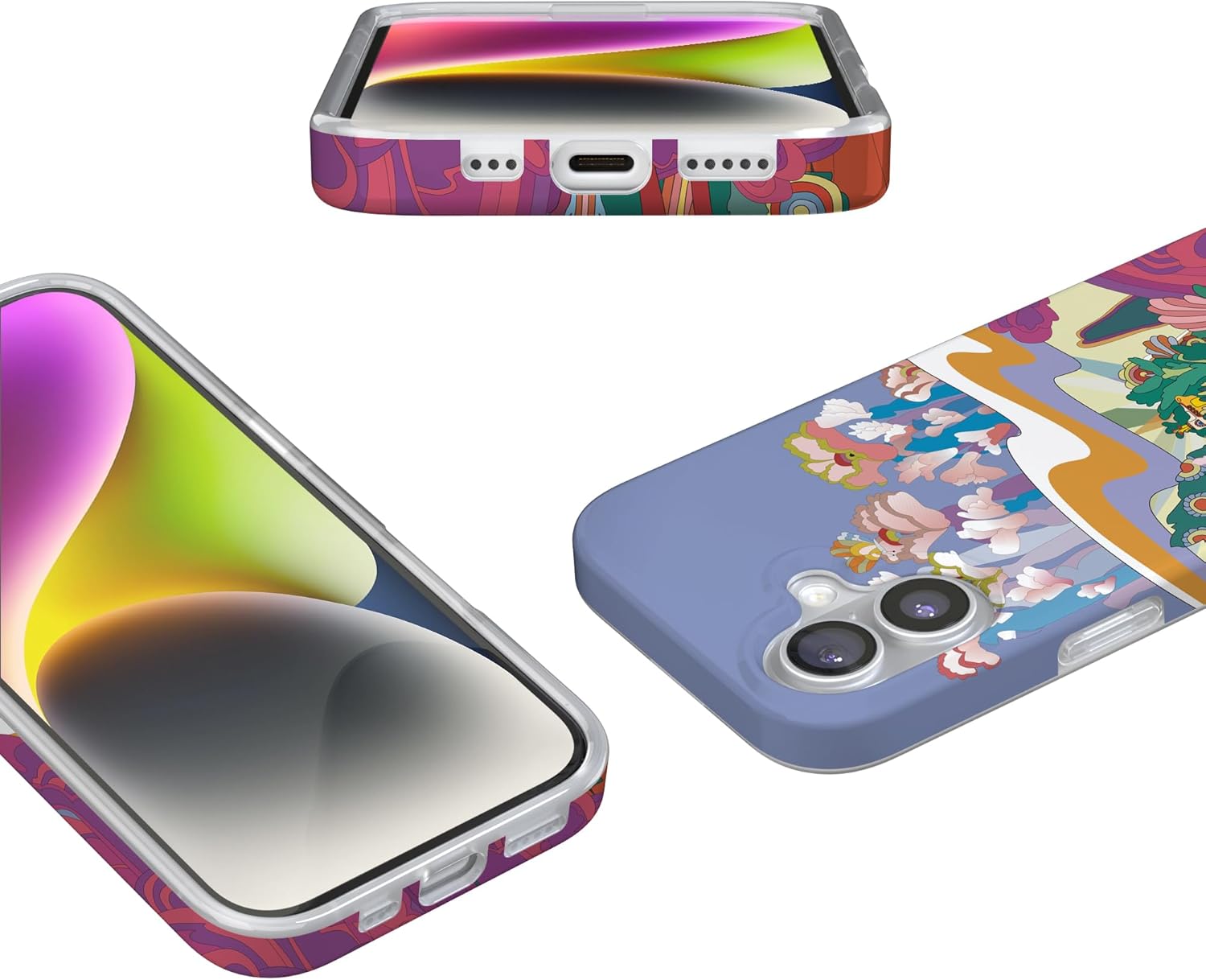 Casely iPhone 17 Case | Beneath The Waves | The Beatles Yellow Submarine | Compatible with MagSafe | Classic Ultra Slim Design