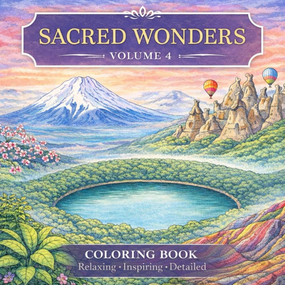 Sacred Wonders: Sacred Landscapes of the Earth (Sacred Wonders Coloring Book Series)