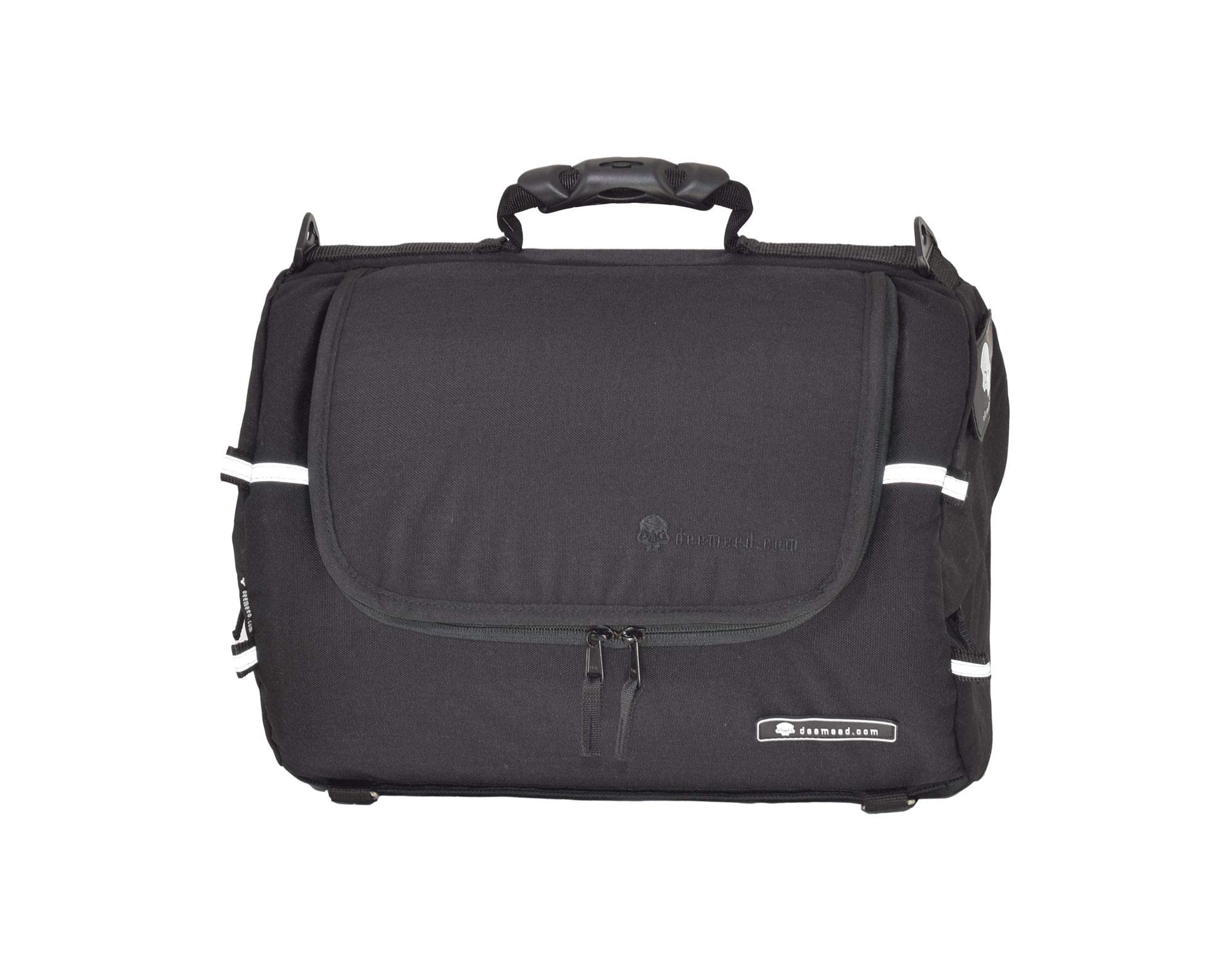 Tube Motorrad-Reisegepäck,Hecktasche aus wasserdichtem Cordura, 24 Liter Fassungsvermögen, Motorradsitz/Gepäckträger/Sissy Bar Tasche (Cordura, M (24 Liter))