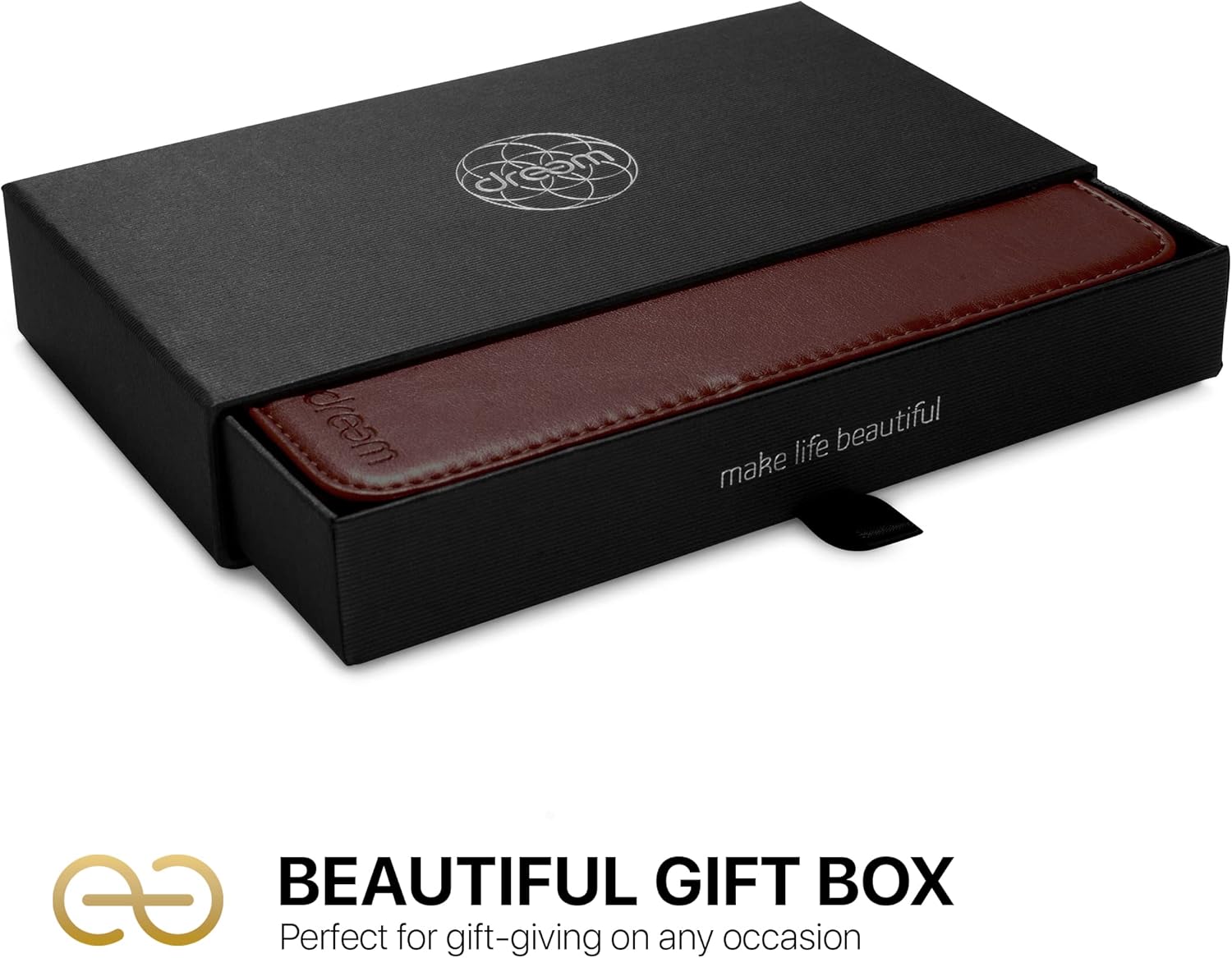 Dreem for iPhone 16 Pro Case Wallet, Revolutionary Phone Stand, Vegan Leather, MagSafe-Fit, Magnetic Detachable Flip Cover, RFID Blocking Card Holder, Gift-Box [Fibonacci:Coffee] - Image 8