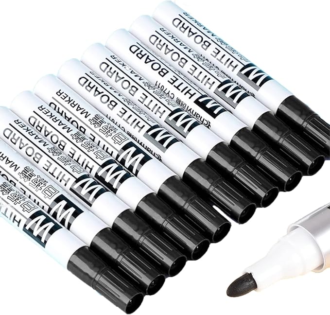 Pontedinvoy Whiteboard Pens Set 10pcs Whiteboard Markers Pens