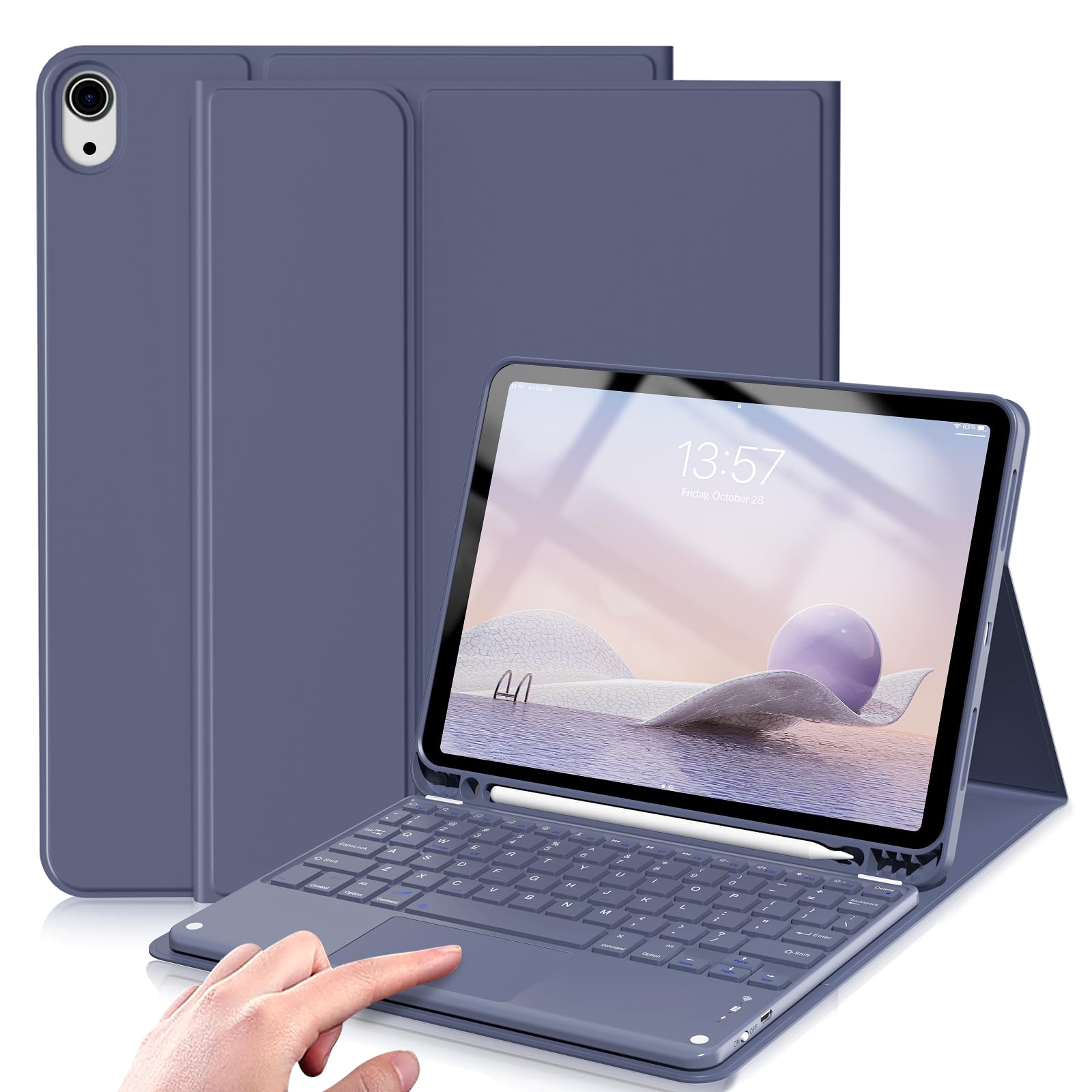 Amazon.com: kenke Keyboard Case for New iPad Air 11 Inch 2024 (M2