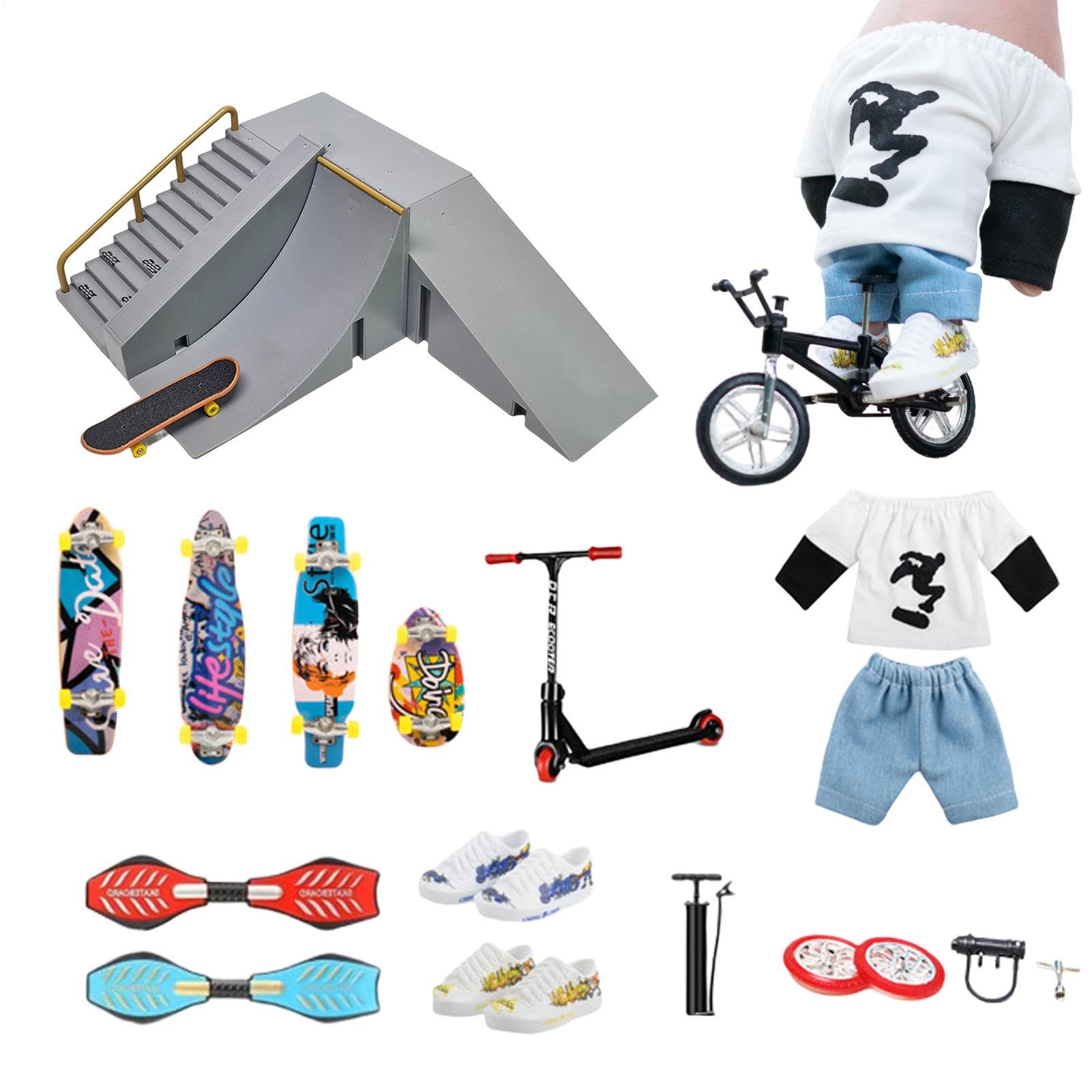 Kit pour Skateboard à Doigts - Mini kit de véhicules, Planche de Pont