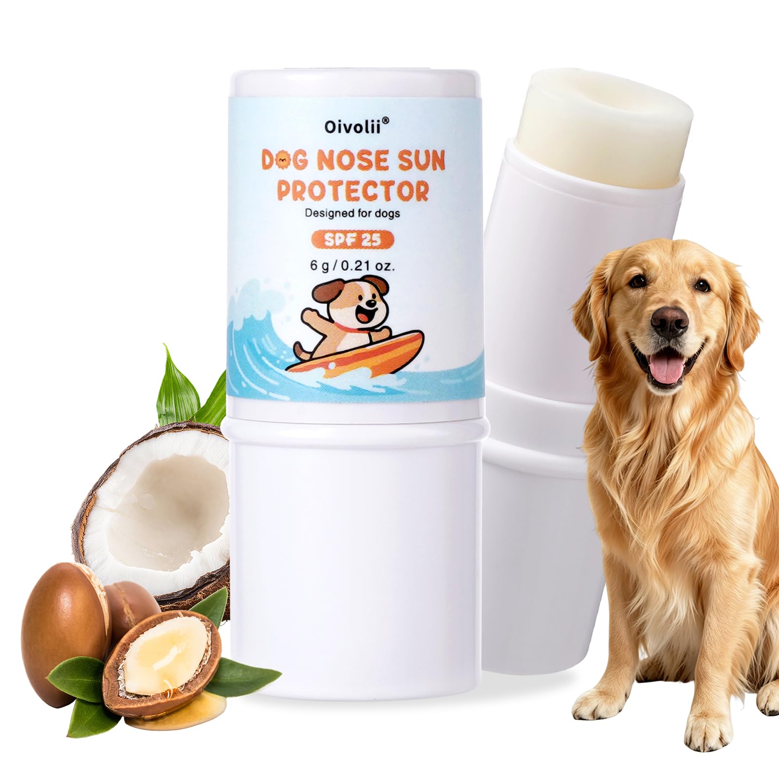 Amazon | 犬用 鼻保湿クリーム 6g シアバター・ココナッツオイル配合