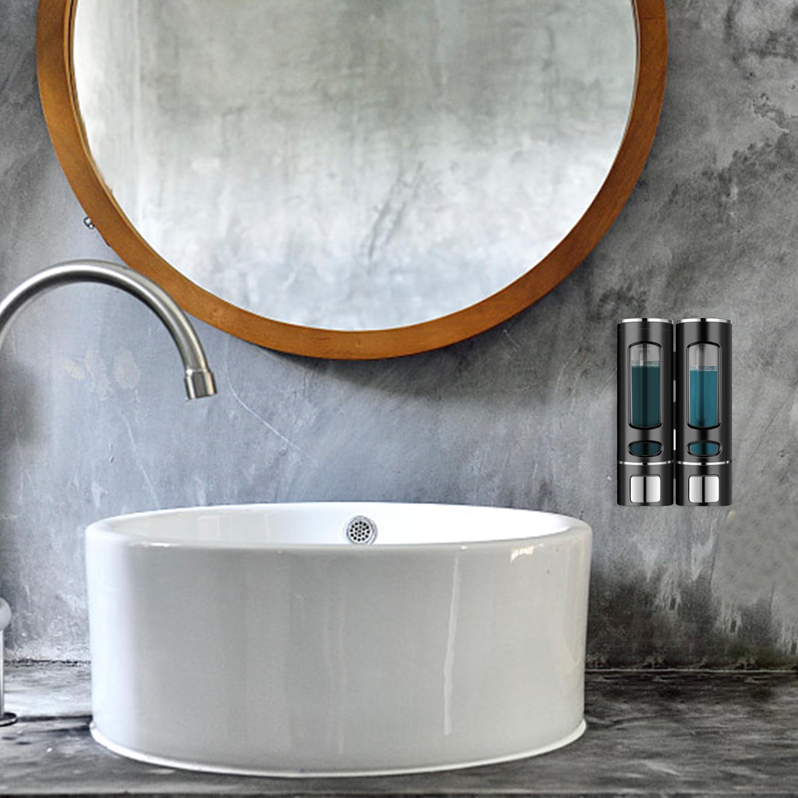 Produktbild von 400ml Seifenspender Für Wandmontage – Badezimmer, Shampoo & Flüssigseife