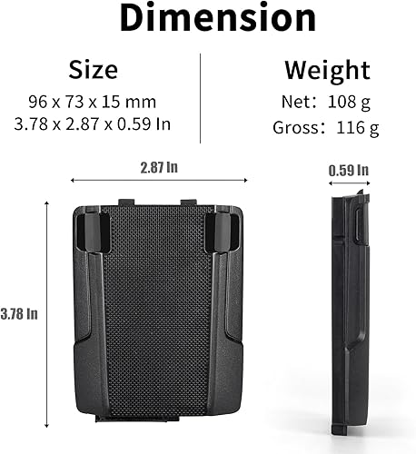 Miniatura 6 de CBQ TC70 Reemplazo de batería para Zebra TC77/TC72/TC70/TC75 Series (BT-000318) - Fuente de alimentación de alta capacidad de iones de litio de 4620