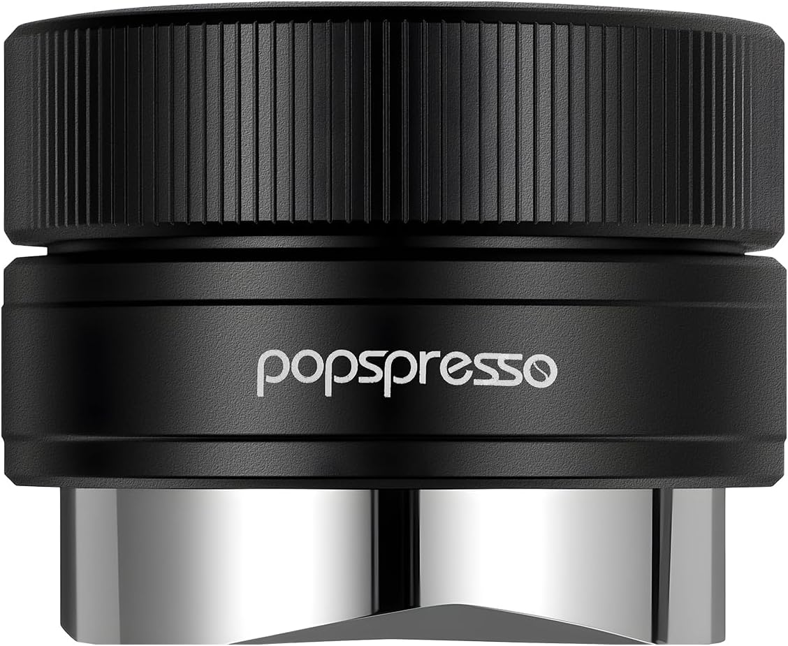 58.35mm Coffee Distributor, Dual Bearing & High Speed Spinning Magnetic Espresso Distributor, Coffee Leveler with 9-Blade Stainless Steel, Even Espresso Grounds in 1~2 Rotations, Non-stick