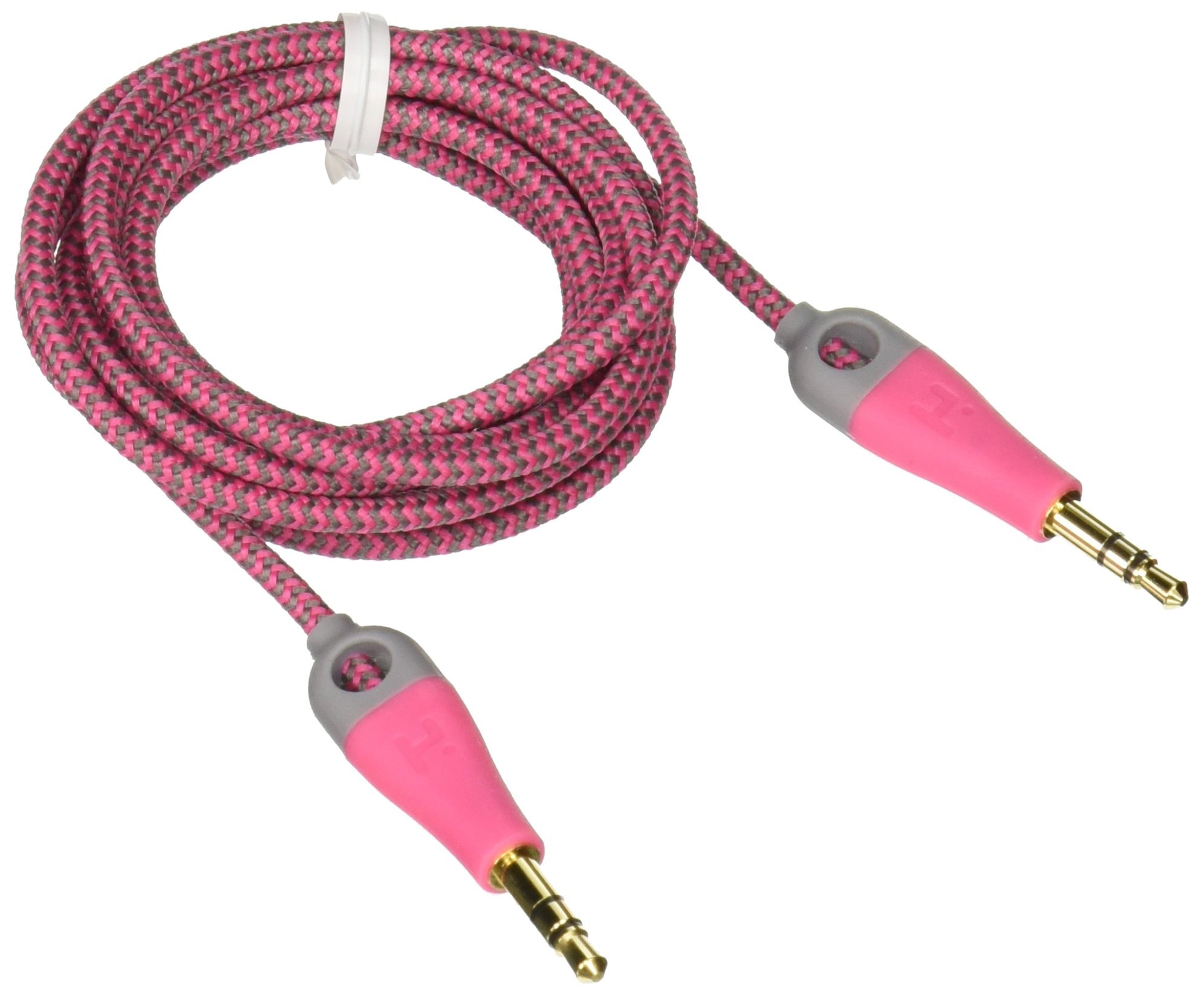 Cable micro USB iHome universal rosa compatible con móvil Android y altavoz 2