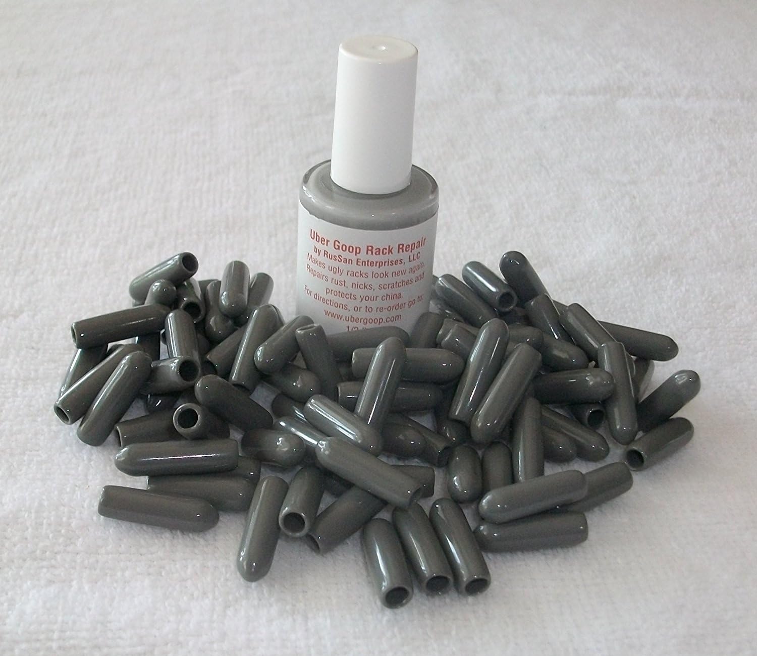 Dark Grey dishwasher rack coating & glue w/80 caps