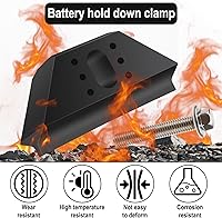 Vista 5 de Garra de batería base, sujetador de batería con kit de pernos de acero inoxidable 304, compatible con modelos seleccionados