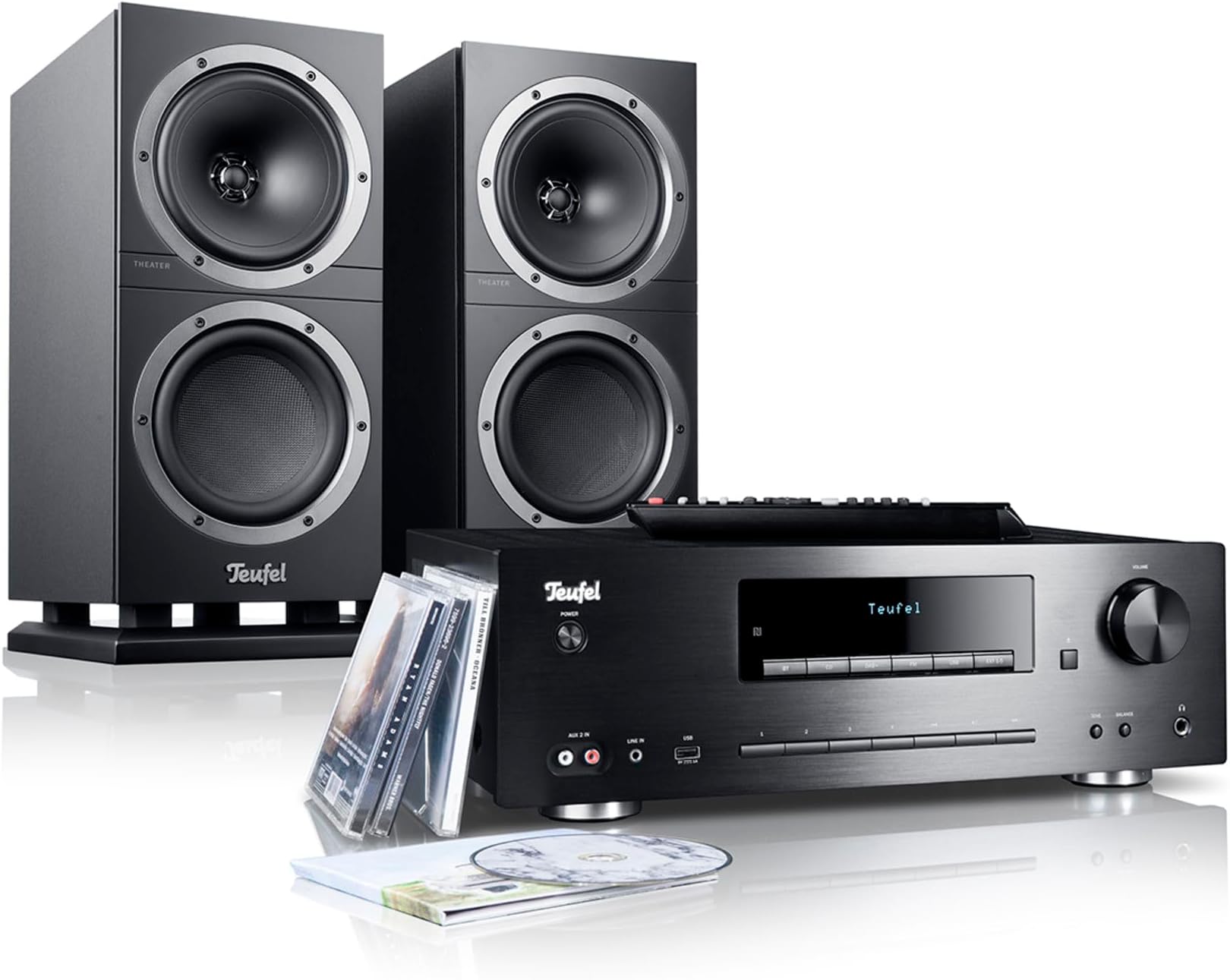Welchen Av Receiver Für Teufel Ultima 40 Surround Teufel Ultima 40 Kombo - HiFi Stereo System, Kraftvoll, Bluetooth aptX