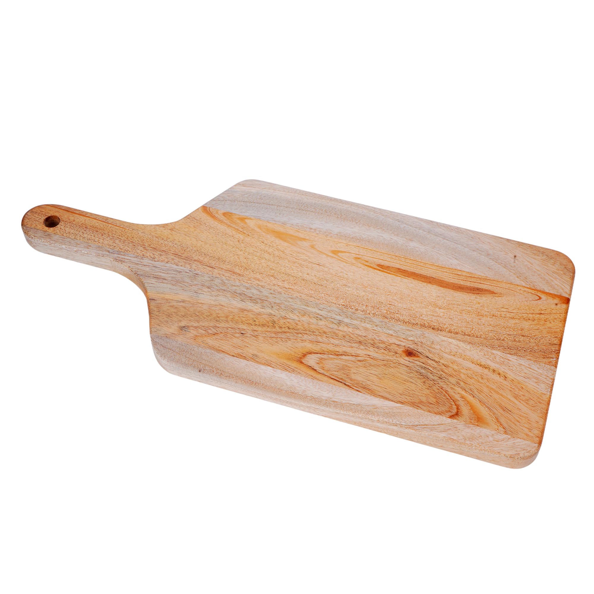 Wooden Chopping Board for Kitchen | Natural Wood Cutting Board with Handle, Hook Hole for Hanging, Dishwasher Safe, Knife-Friendly and Easy to Maintain-image-47