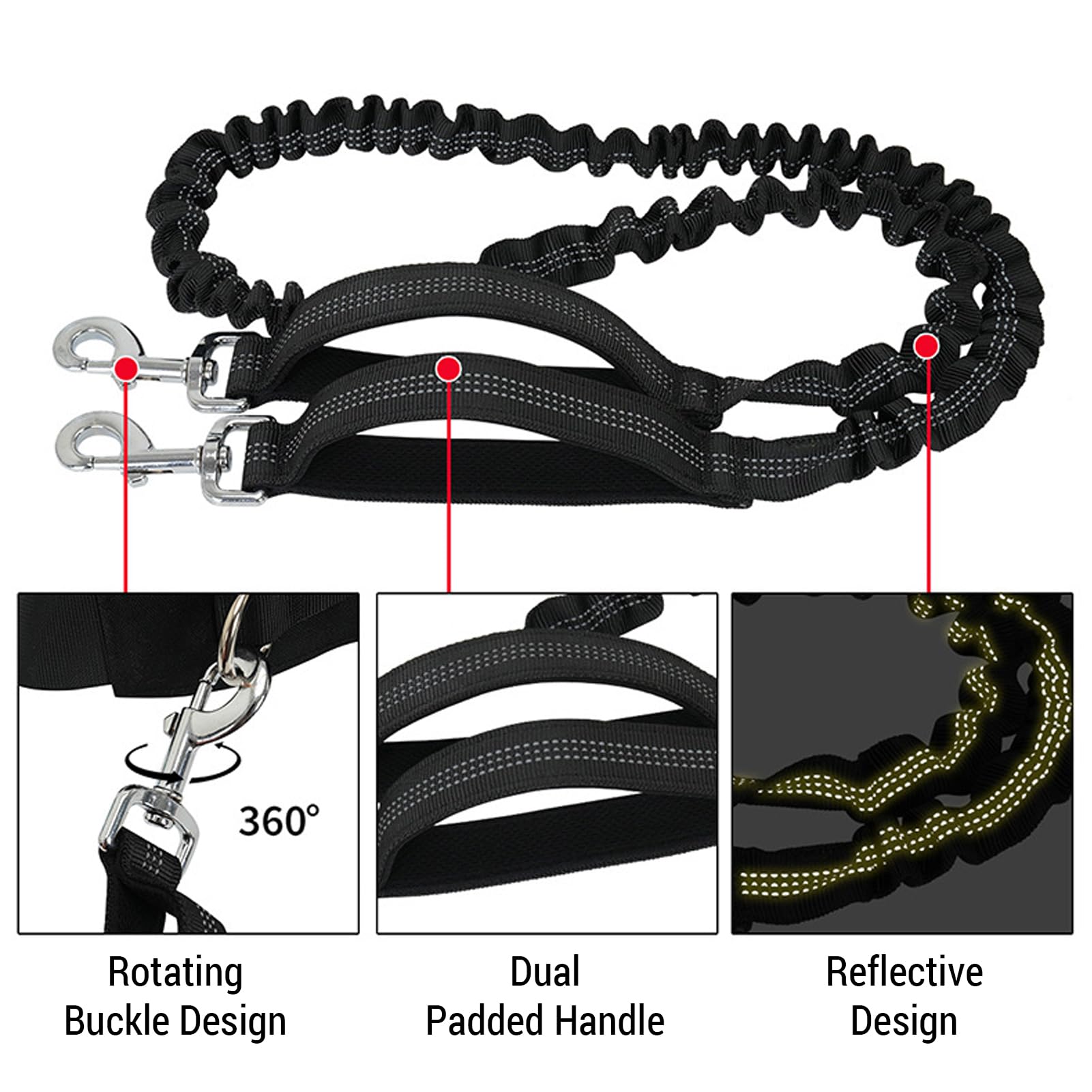 SOUUXIU Hands Free Dog Leash - Image 2