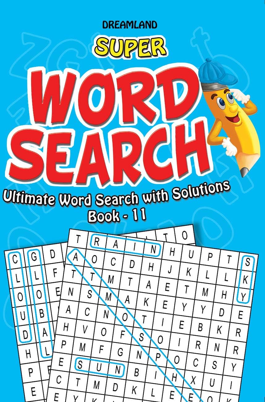 Super Word Search Book 11 | 192 Puzzle Pages with Answers | Fun Brain Teasers for Kids Ages 6โ15 | Learning Gift for Boys & Girls| Educational & Fun Activity Book