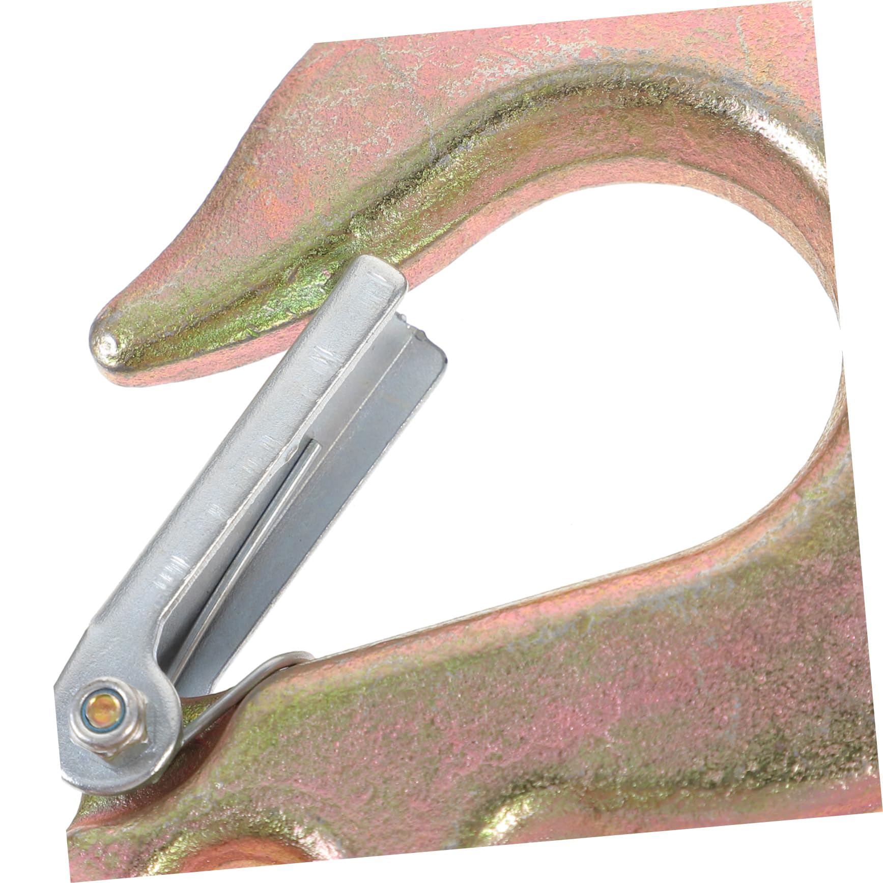SOLUSTRE Heavy Duty Hooks Lifting Hook 5/16' Grip Cargo Lifting Hook Alloy Steel Safe Latch Weight Lifting Hooks