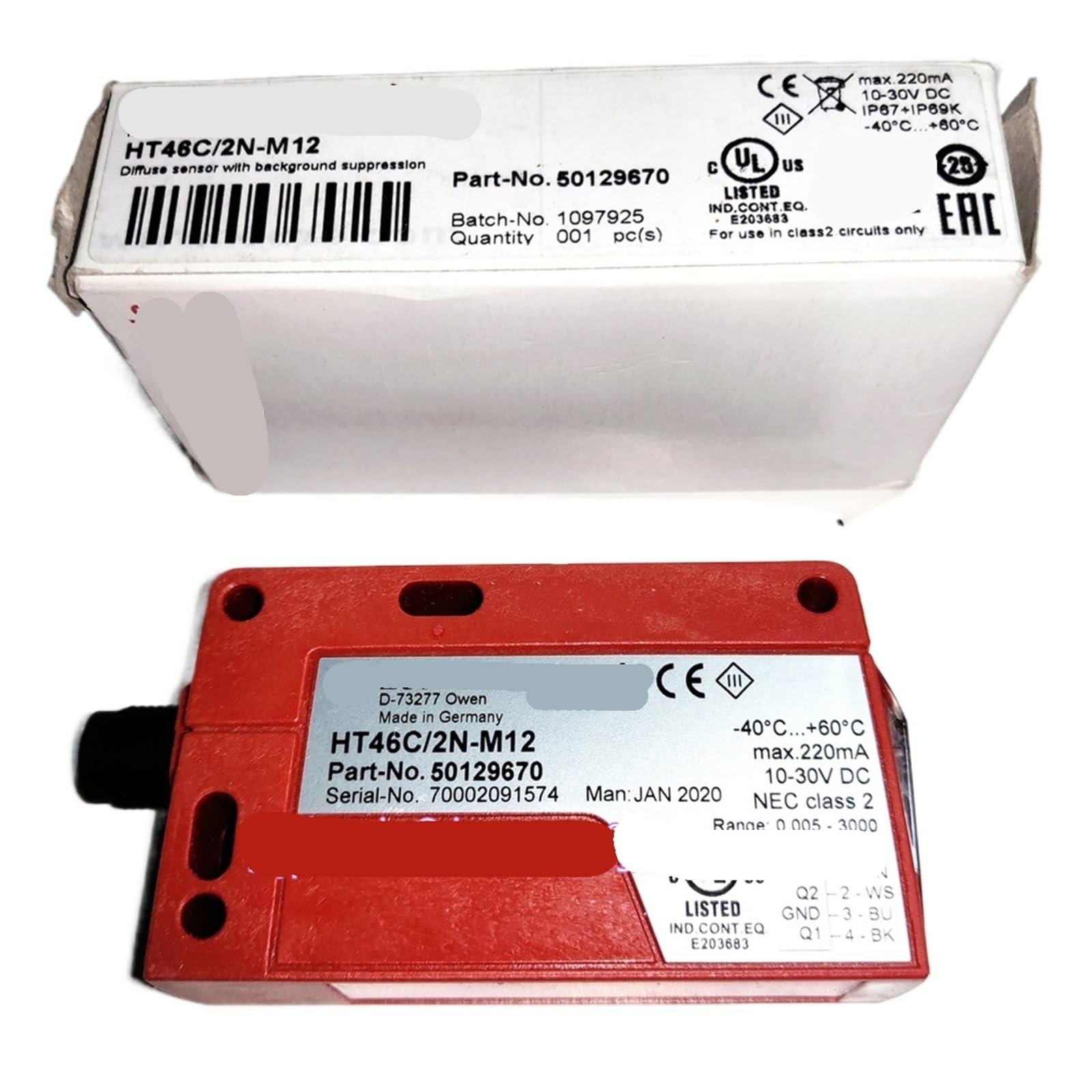 NACODLUL Photoelectric Sensor HT46CI/4P-M12 HT46CI/4P-200-M12 HT46C/6G-M12 HT46C/4P-M12 HT46C/2N-M12 HT46C/4P HT46C/4X-M12 HT46CI/4P(HT46C 6G-M12)