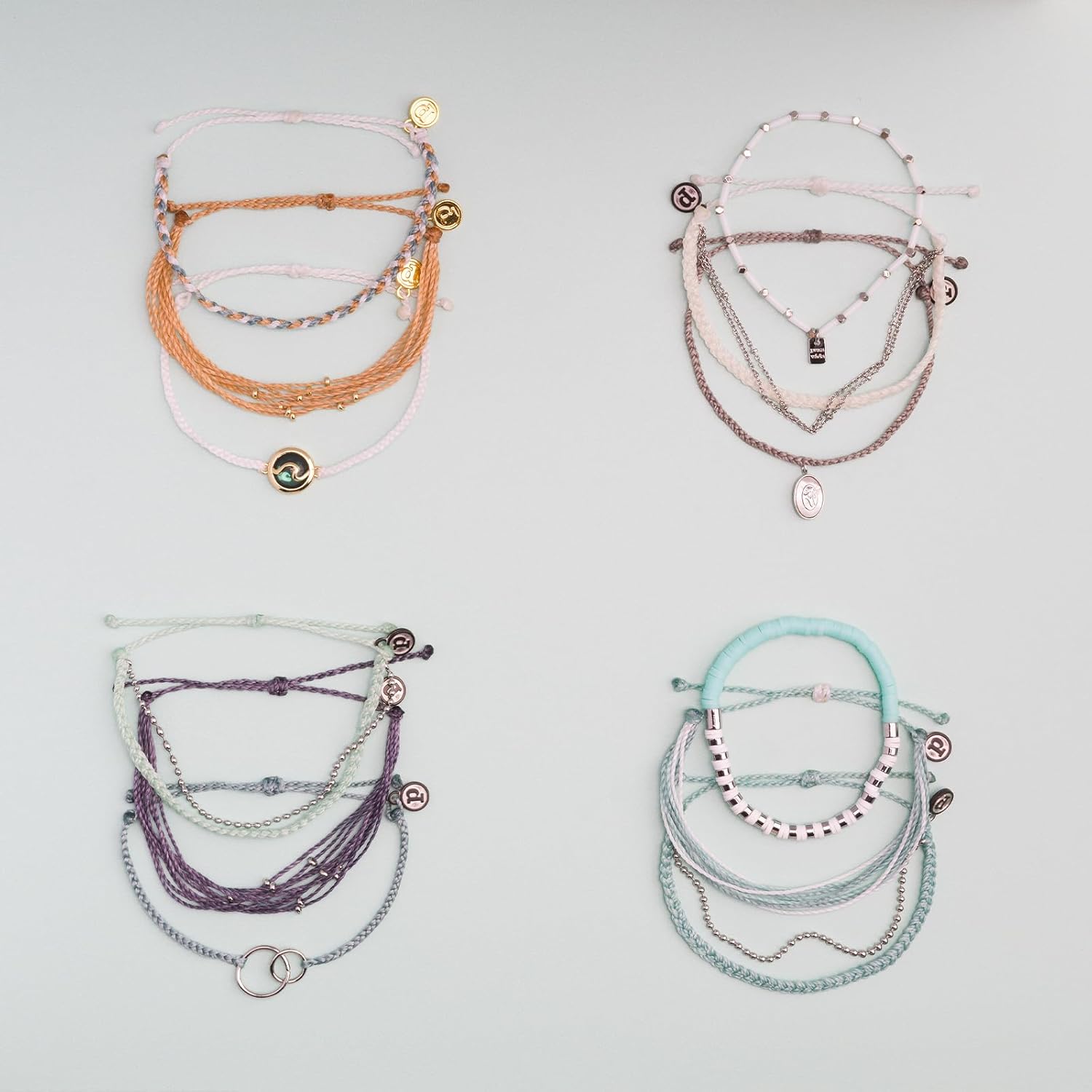 Pura Vida Bracelets Pack Glowing Wave Style Pack - 3-Piece Boho Bracelet Stack - Image 6