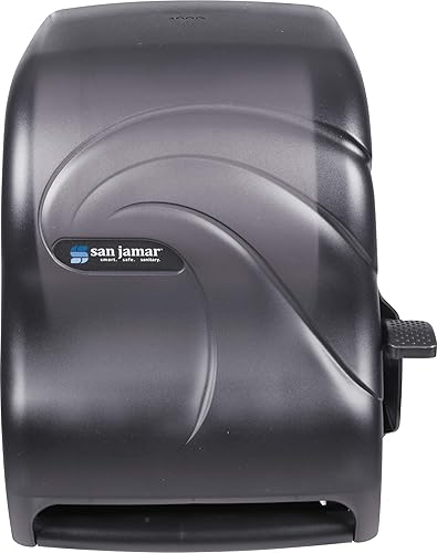 Miniatura 4 de San Jamar Oceans - Dispensador de toallas de papel, rollos de núcleo de 1.5 pulgadas con palanca para baño, cocinas, restaurantes y cafeterías,