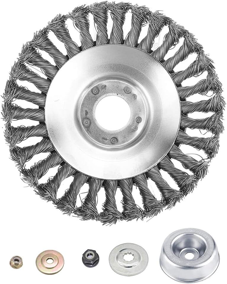 Joyhoop Unkrautbürste 2er Pack - 150mm Freischneider Für Motorsense & Trimmer